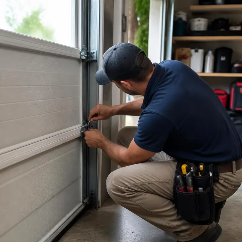 Off Track Door Repair in West Palm Beach